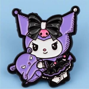 Kuromi, Sanrio Universe Enamel Metal Pin, Hello Kitty